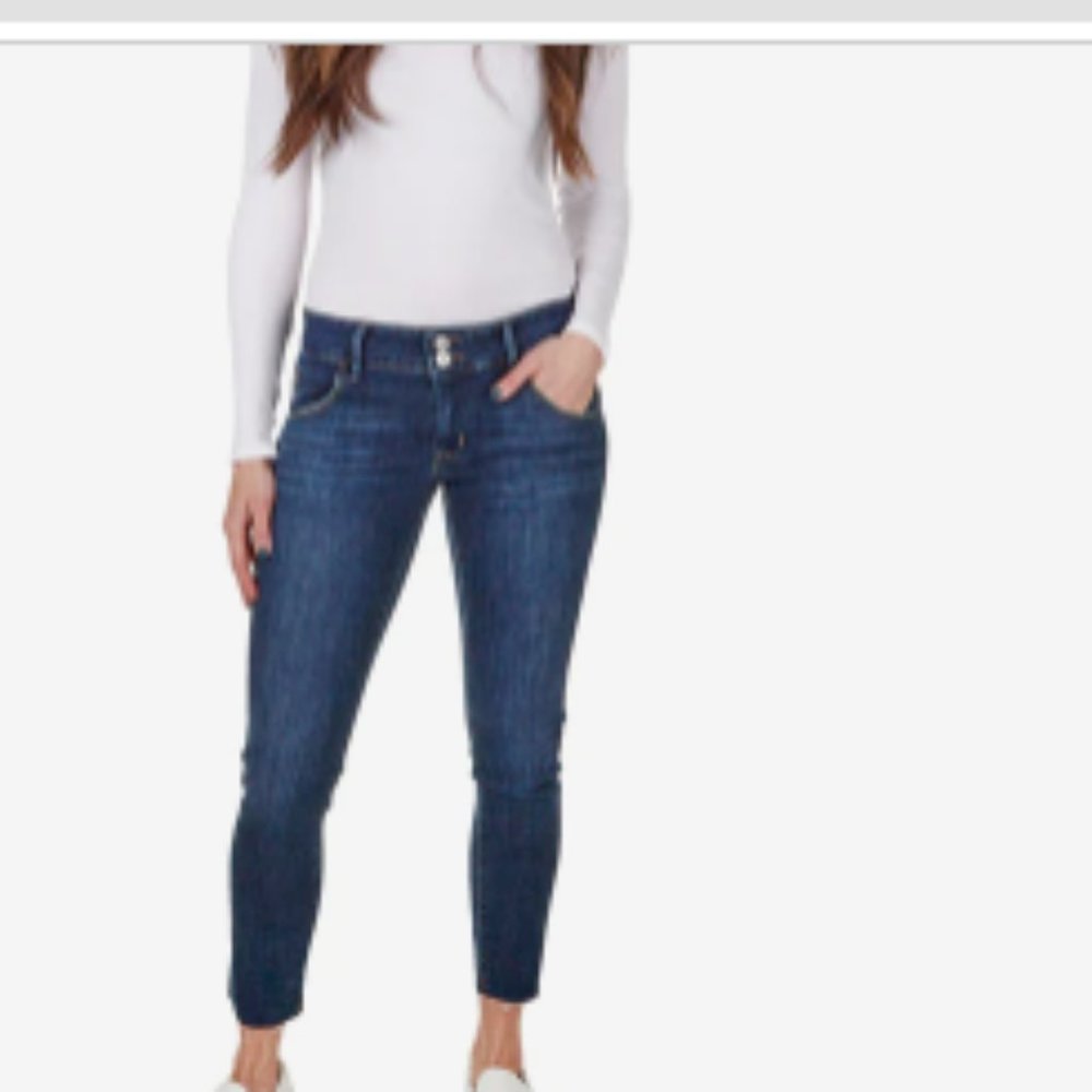Hudson Women's Collin Midrise Skinny Ankle Jeans Sz 27 NEW